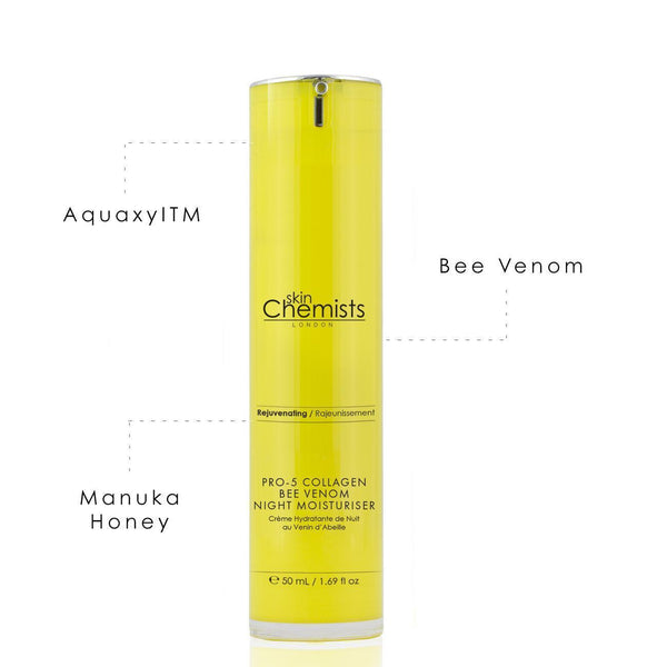 Pro-5 Collagen Bee Venom Night Moisturiser - skinChemists